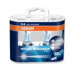 Osram NIGHT BREAKER PLUS Н4 +90% комплект (EUROBOX) Лампа галогеновая 2шт. в комплекте